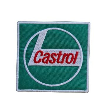 Aufnäher Castrol Classic grün rot weiß