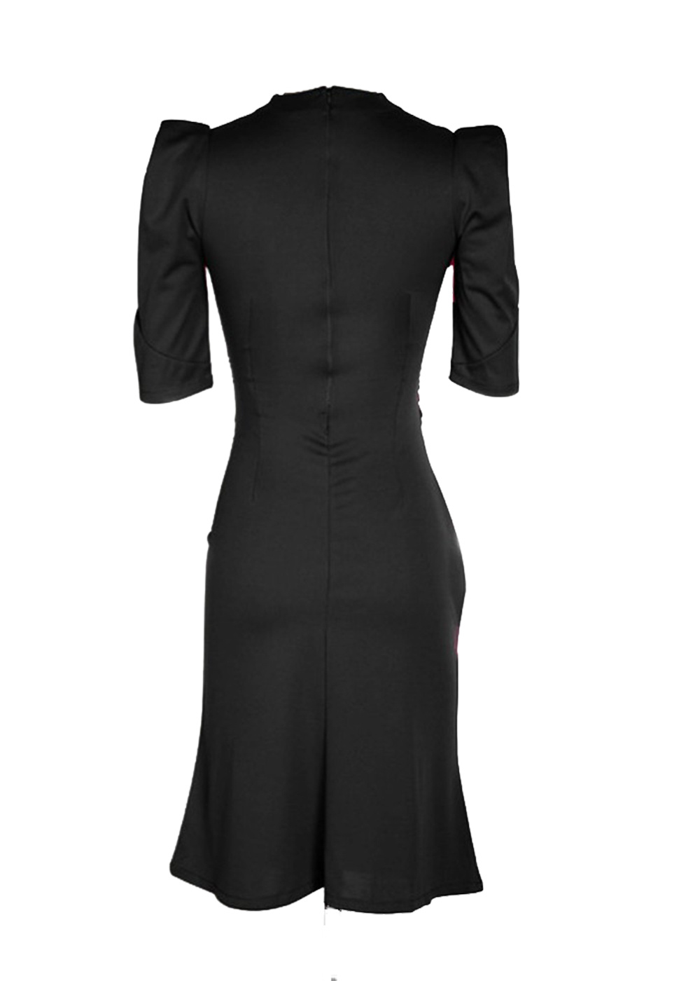 Midi 40er Jahre Kleid in schwarz Gr. 38