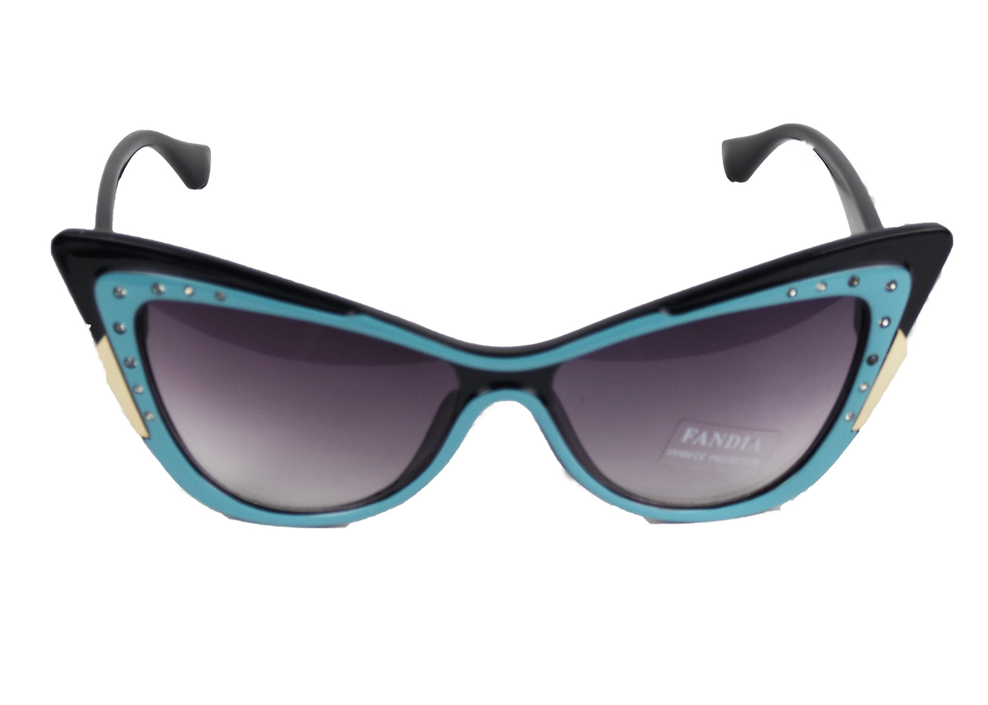 Sonnenbrille im Cadilack Retro Style blau