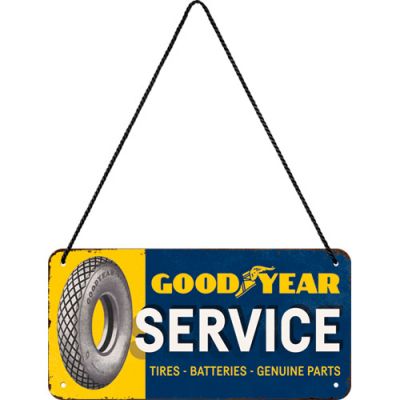 Goodyear Service-Hängeschild aus Metall