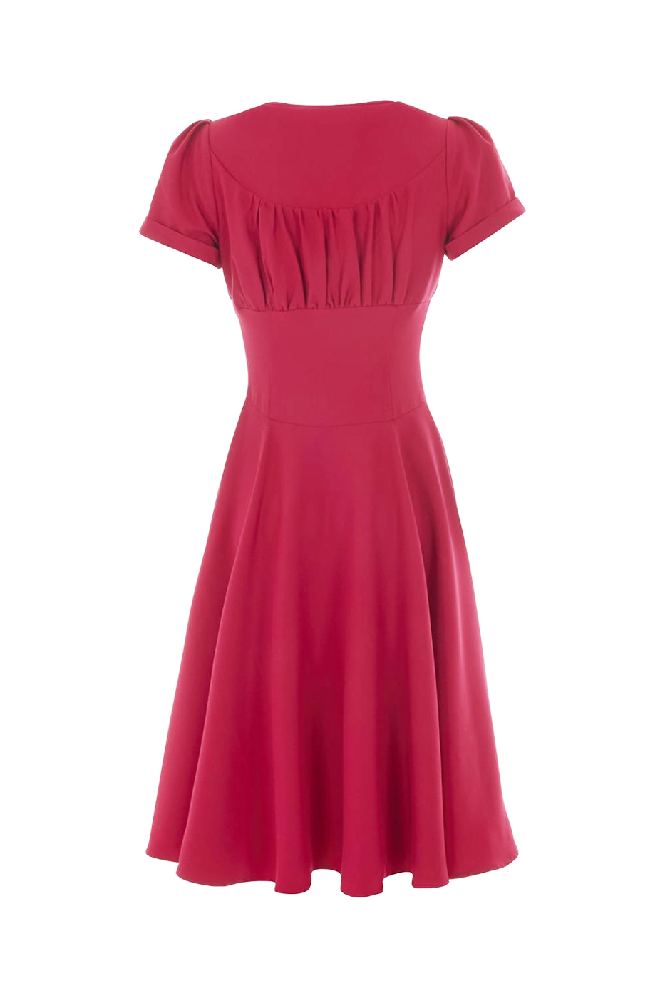 Nadine Tee Kleid in romantischem rot Gr. 38
