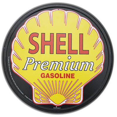 Shell Schild rund