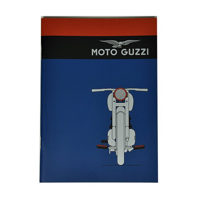 Moto Guzzi Notizheft blau
