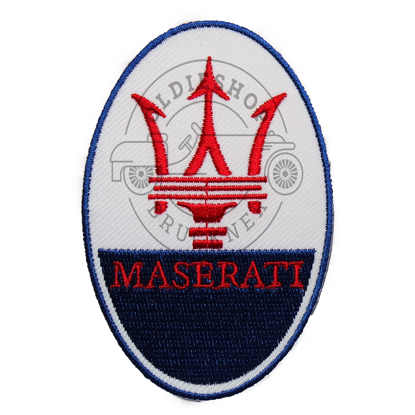 Maserati Aufnäher dunkel blau