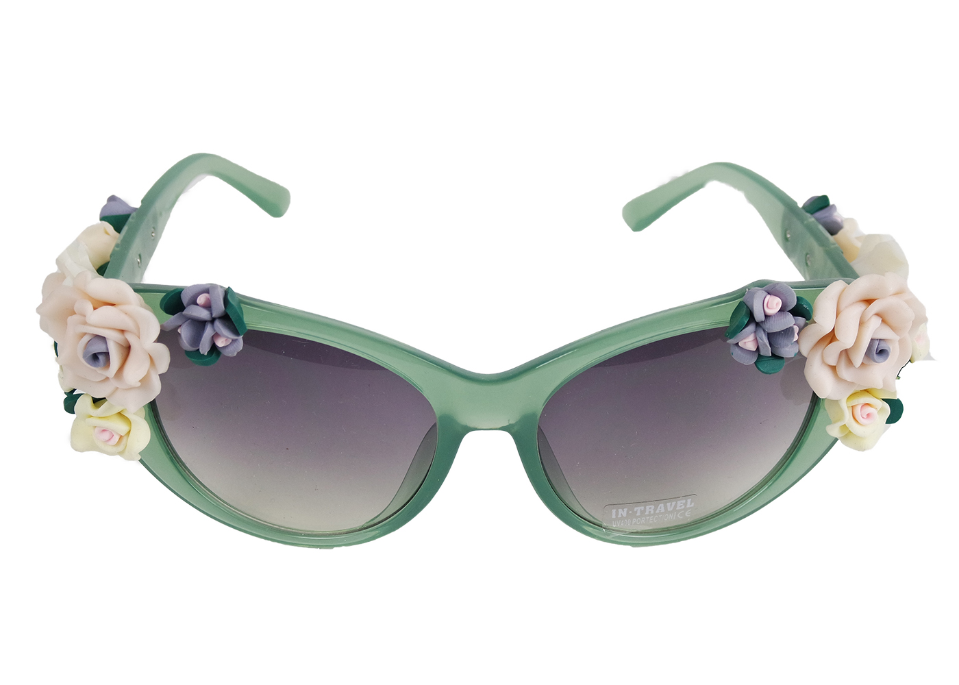 Rosen Sonnenbrille in grün