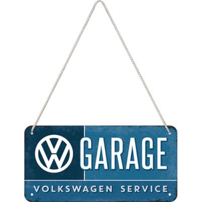 VW Garage - Hängeschild aus Metall