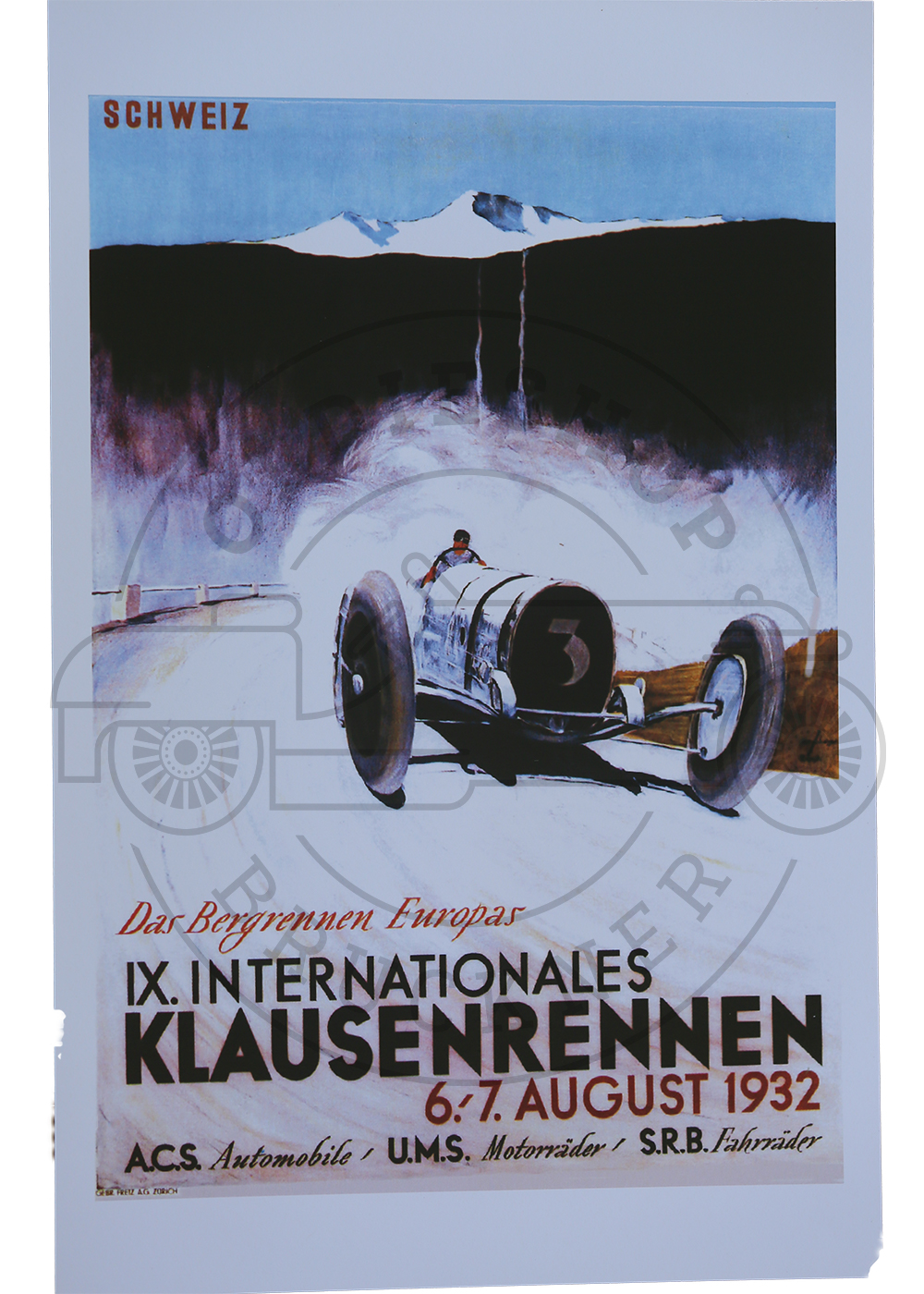 Poster Klauesenrennen 1932