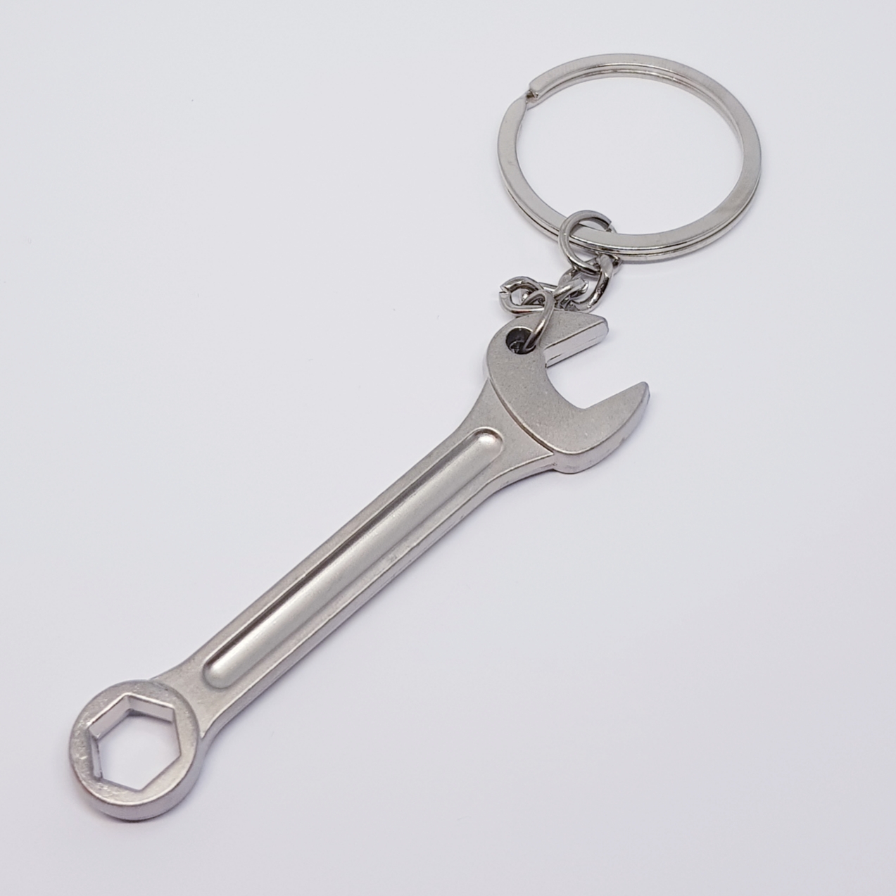 Schraubenschlüssel Schlüsselanhänger aus Metall